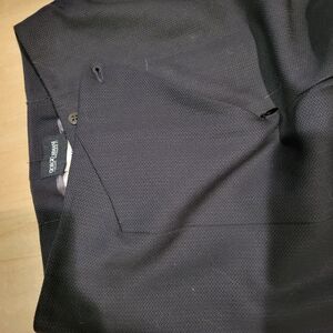 Giorgio Armani criss cross waist straight leg trouser